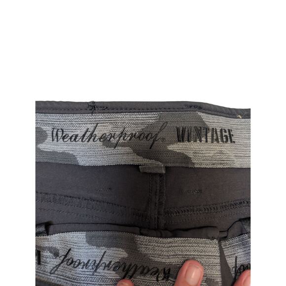 Original Weatherproof Vintage Men's Performance Tech Pants Dark Gray Size 38x30 - Picture 6 of 7